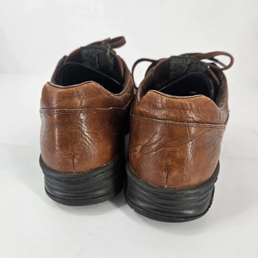 Mephisto Dribbler Runoff Air Mens Leather‎ Lace Up Casual Walking Shoes Brown 10
